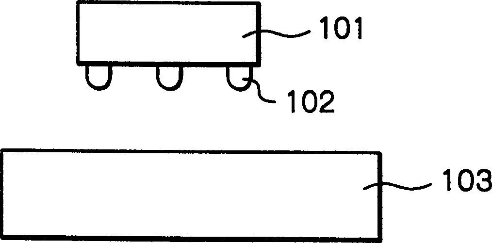 Flip-chip semiconductor device with stress absorption layer made of resin and its manufacture method