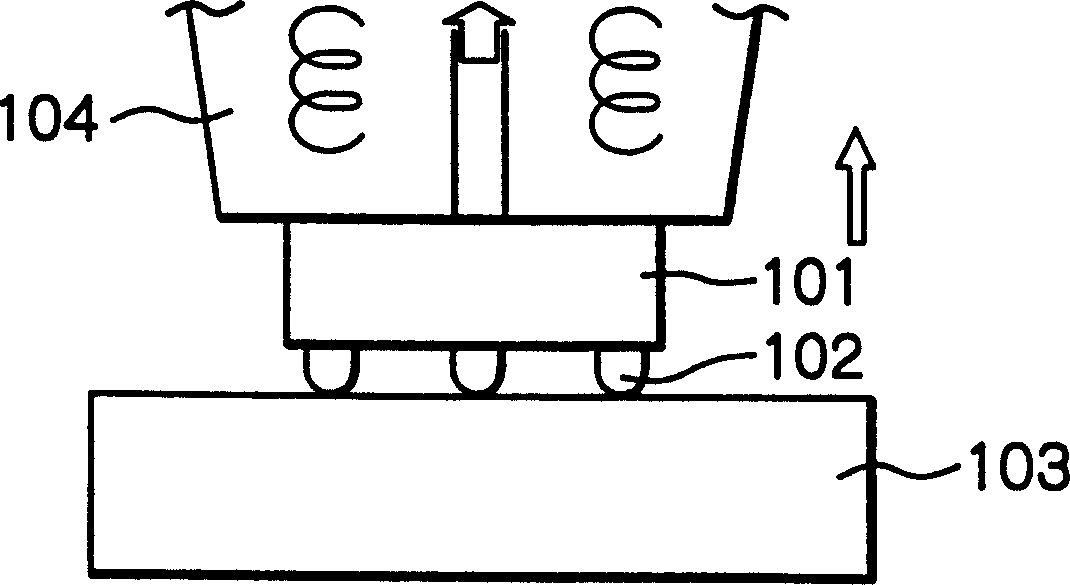 Flip-chip semiconductor device with stress absorption layer made of resin and its manufacture method