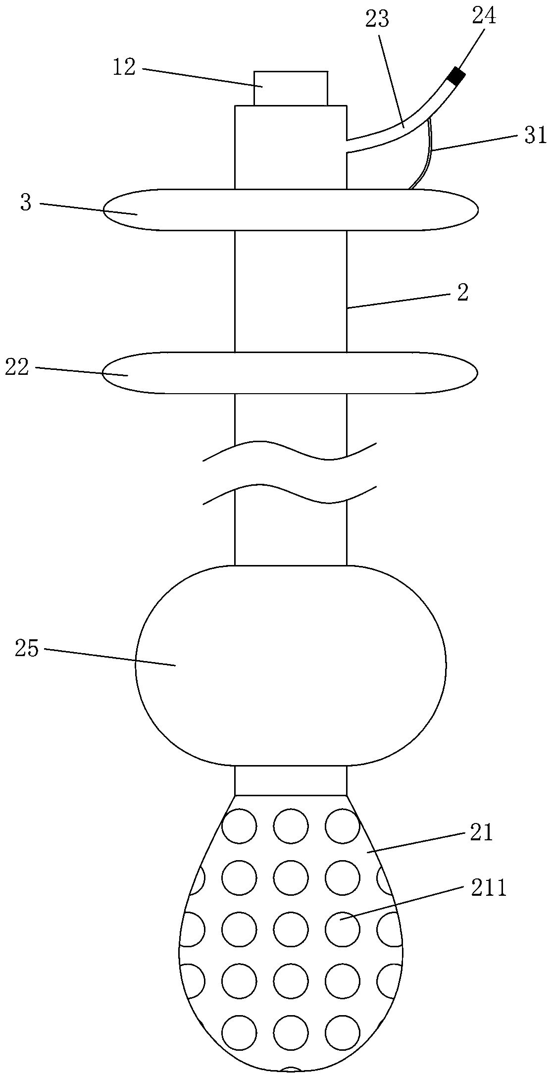 Thoraco-abdominal cavity drainage tube