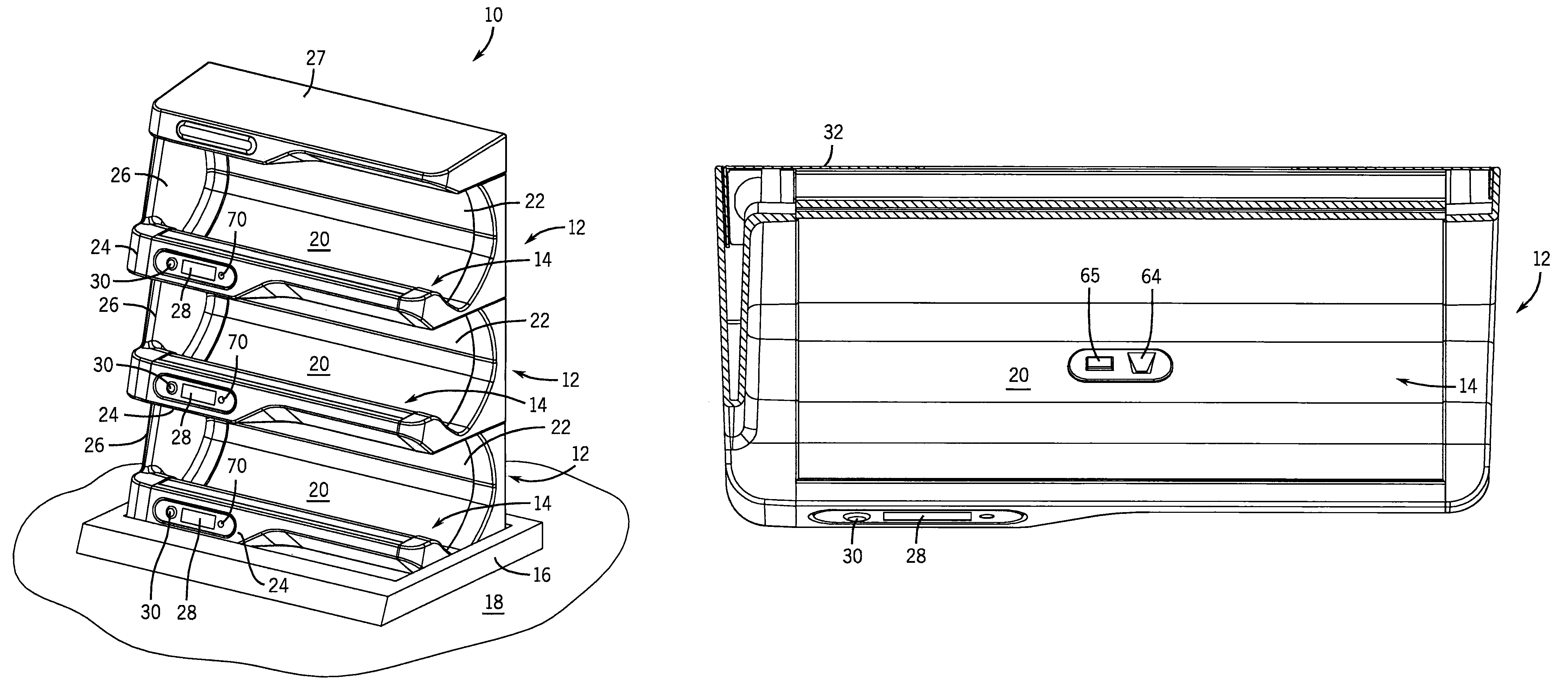 Fluid warmer with switch assembly
