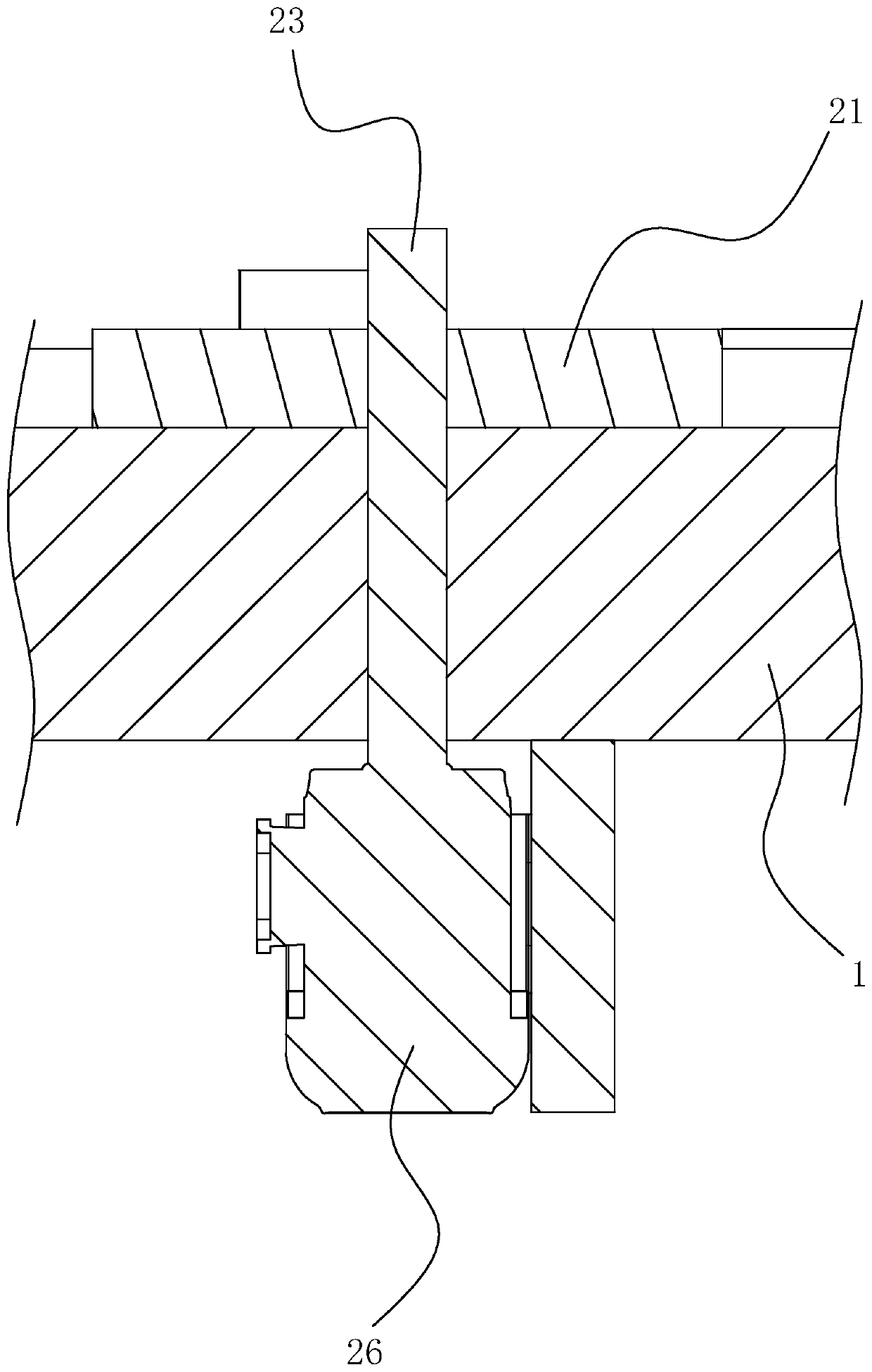 Steel bar bending machine