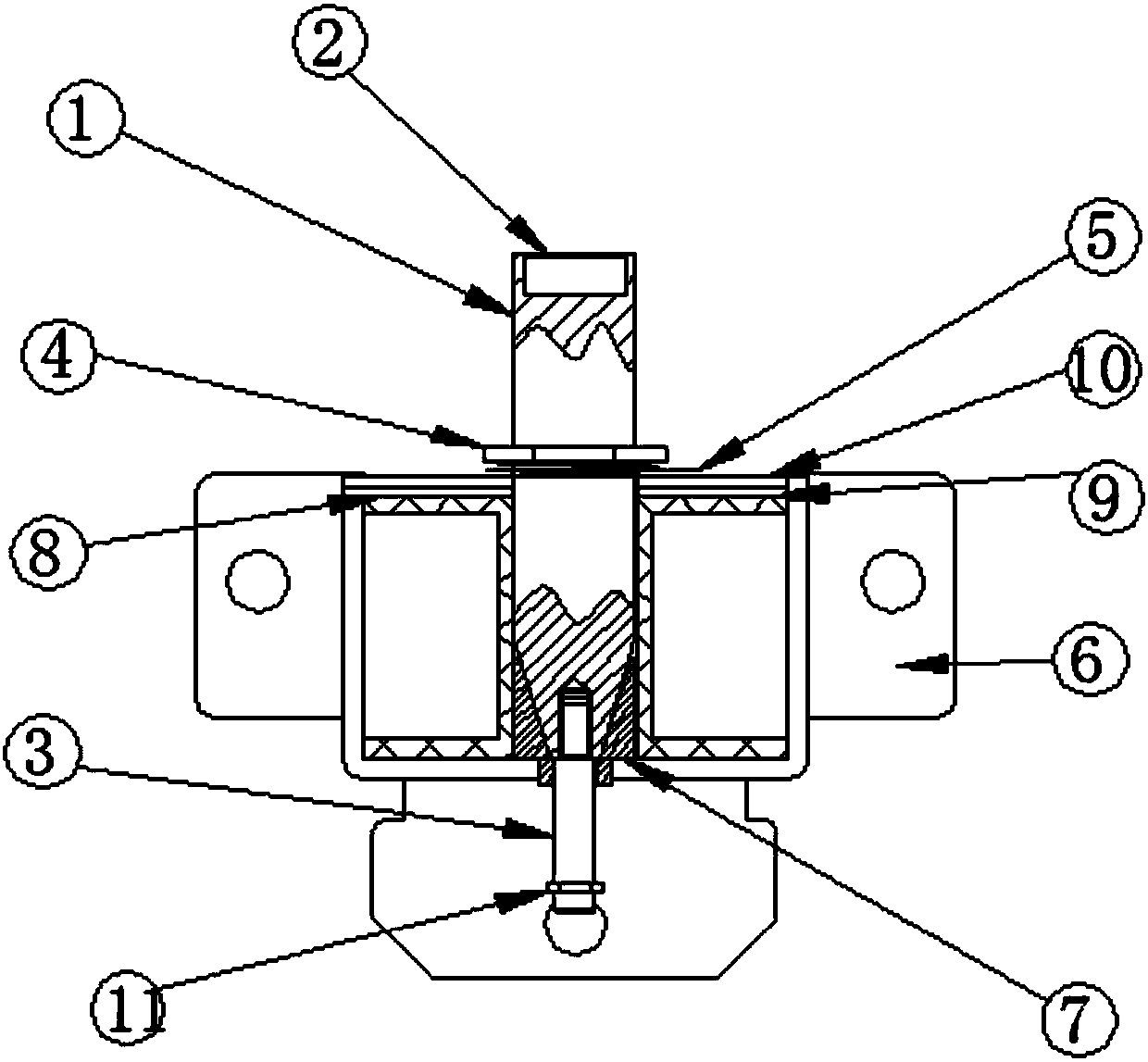 Vibration-resistant electromagnet