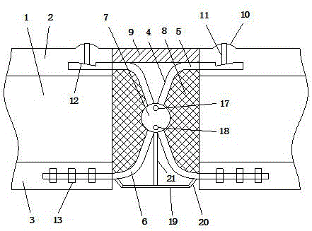 Bridge telescopic beam structure and installation method thereof