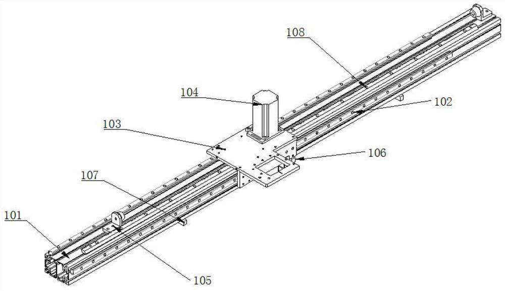 Feeding and discharging dual-grabbing manipulator