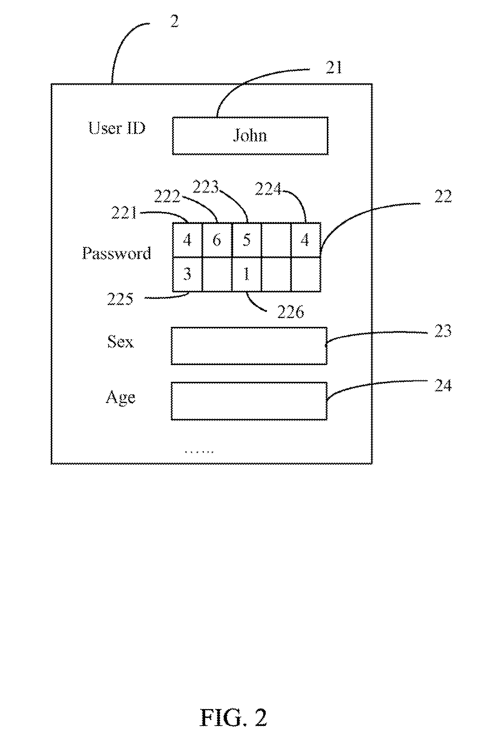 Electronic device with password protection function and method thereof