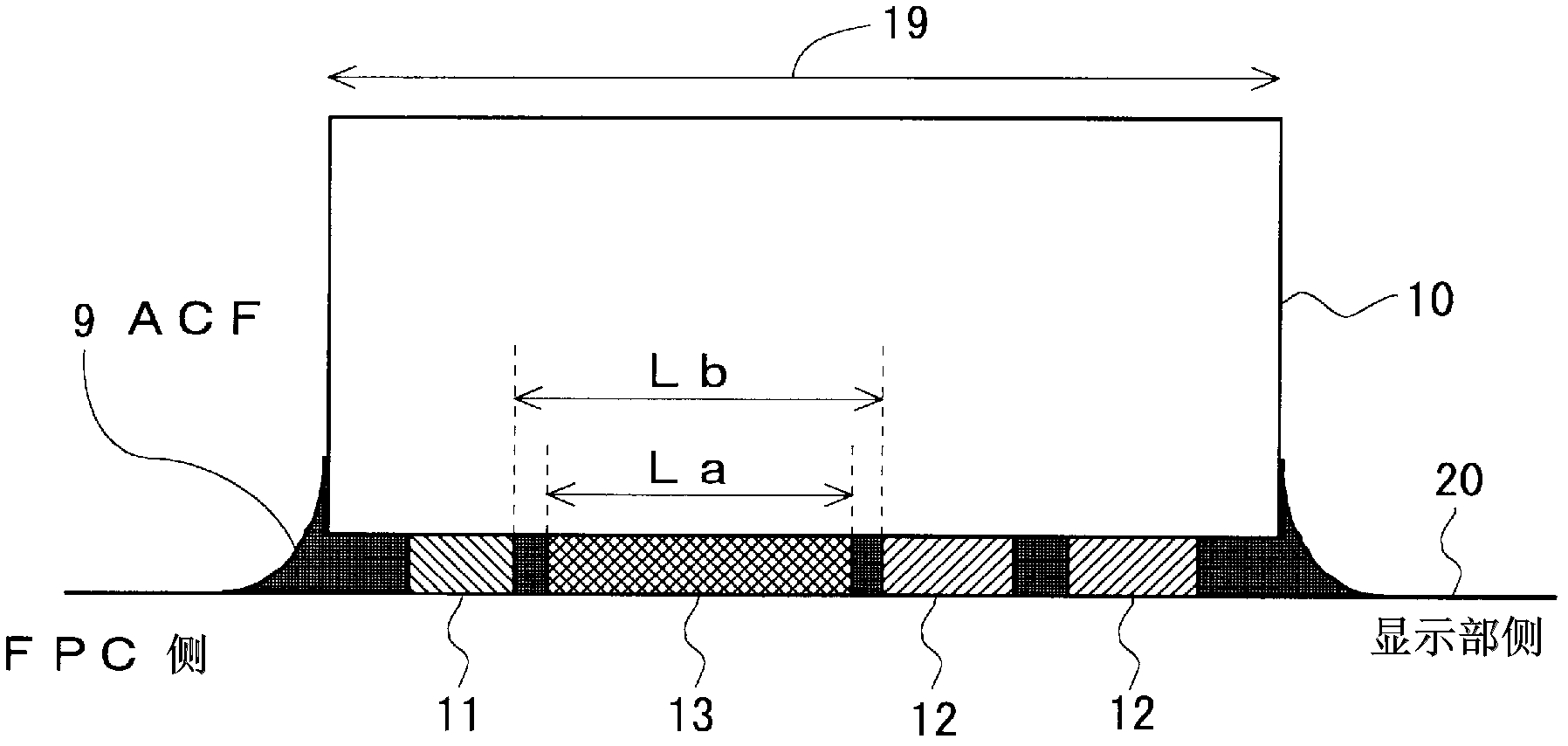 Semiconductor chip and structure for mounting same