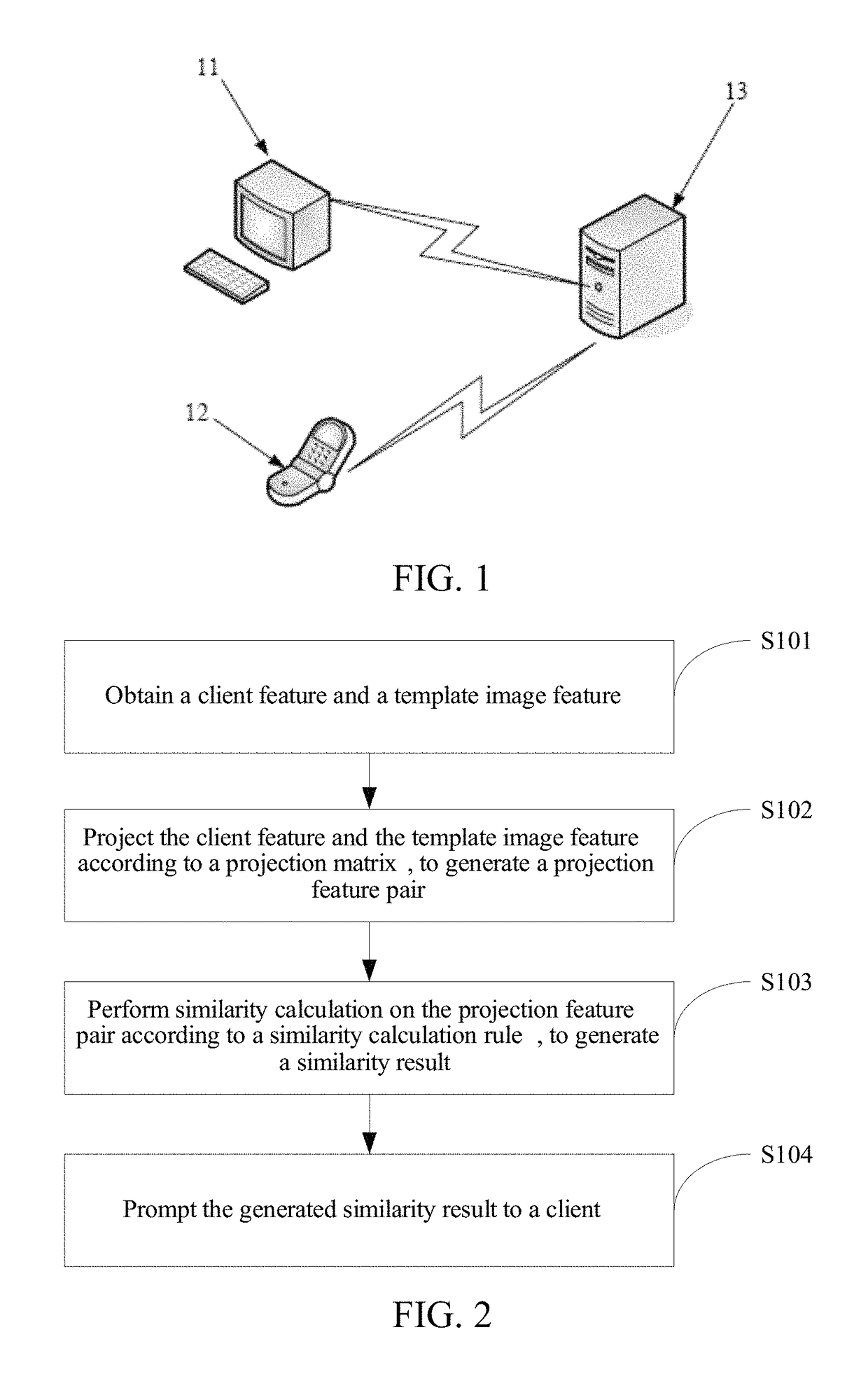 Method and apparatus for recognizing client feature, and storage medium