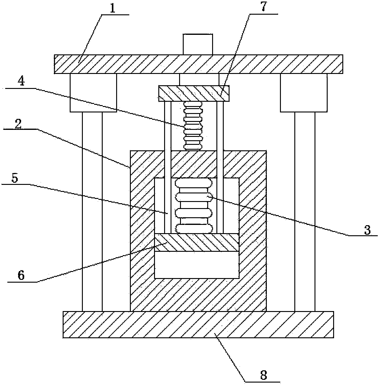 Novel air bag structure of pressure machine