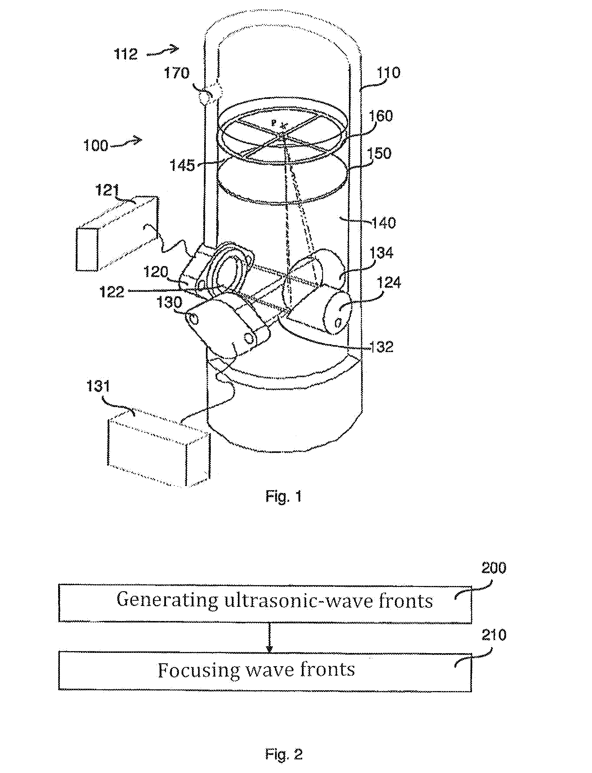 Device for nebulizing a liquid