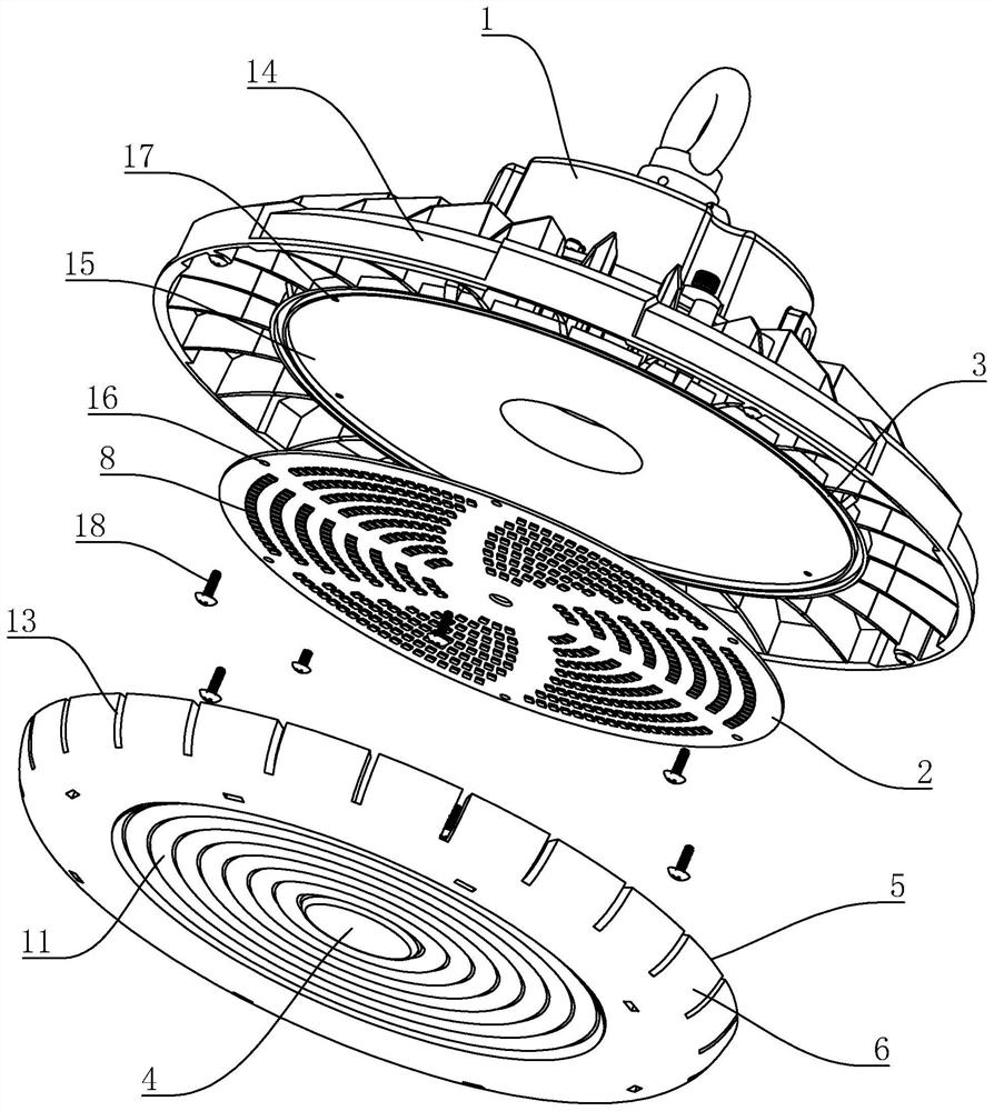 Lighting equipment capable of lighting upwards