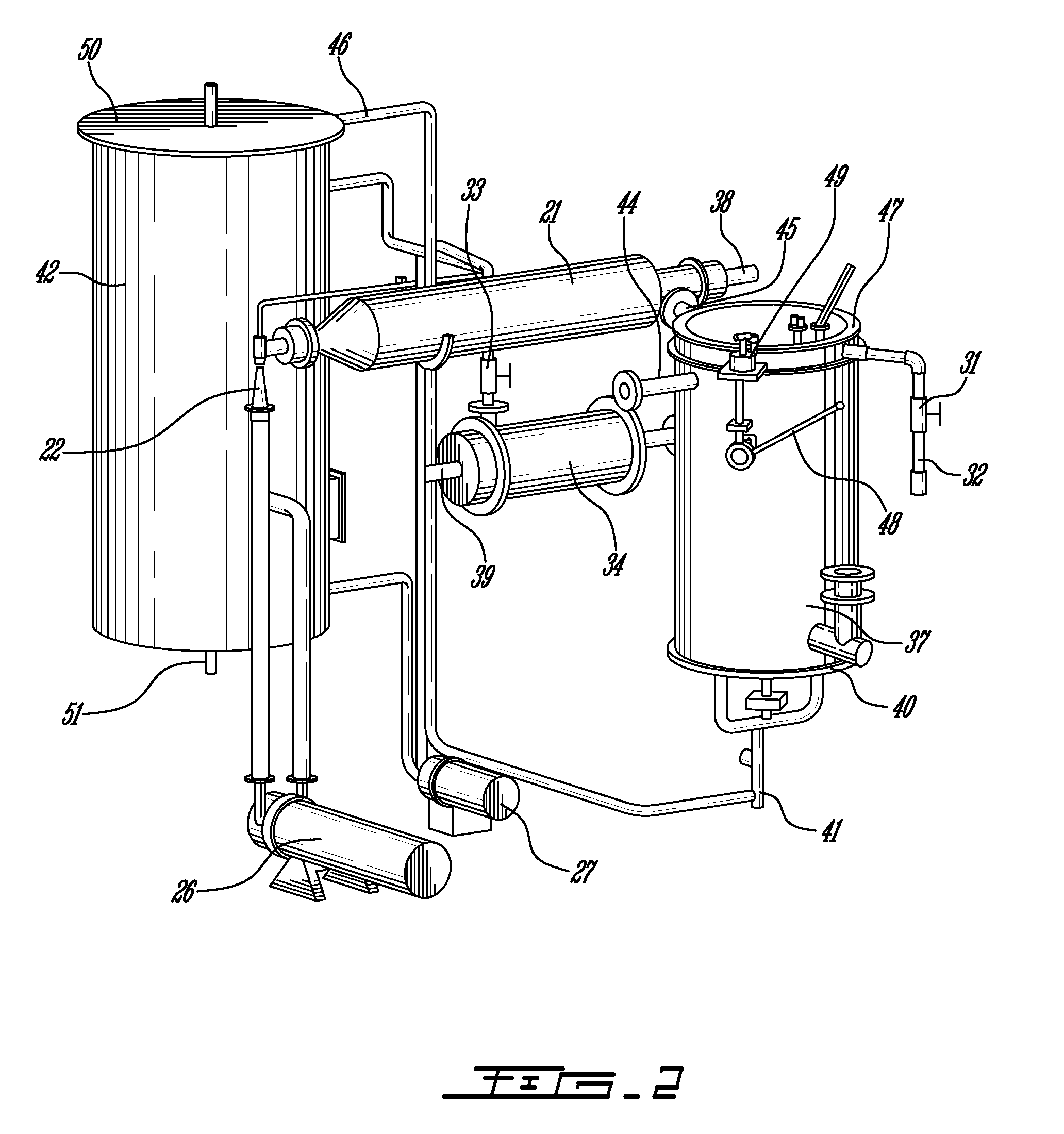 Method and apparatus for gasification of organic waste in batches