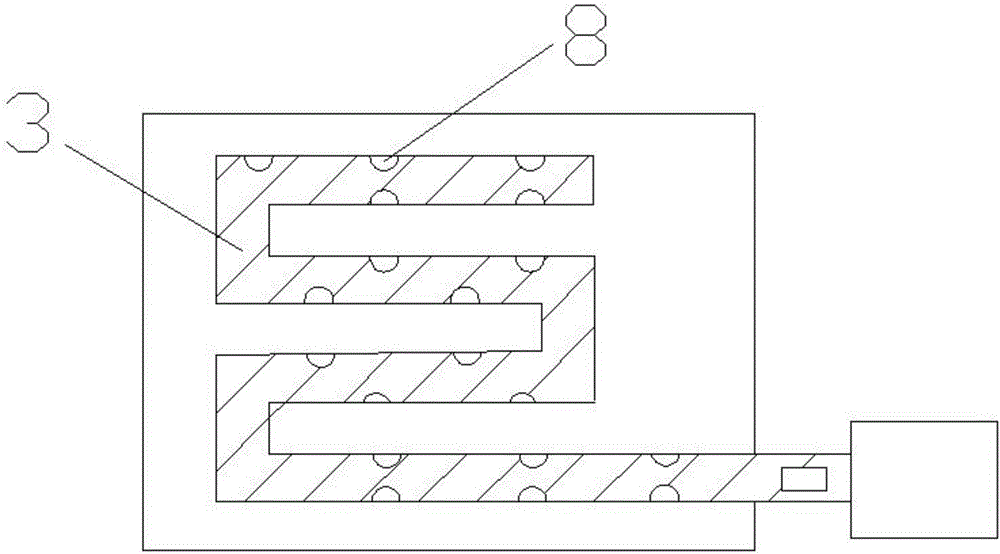 Sludge stirring device