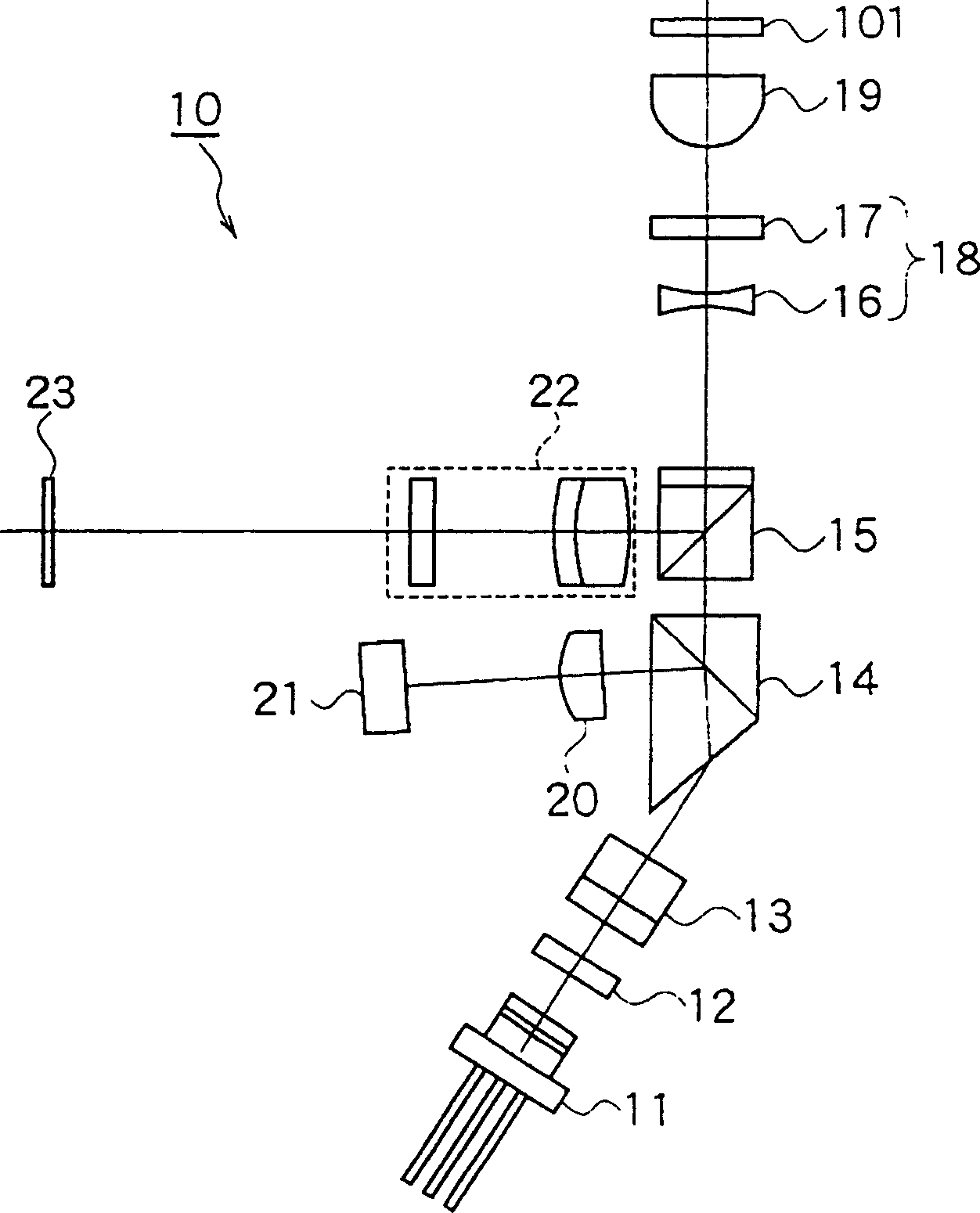 Optical pick device