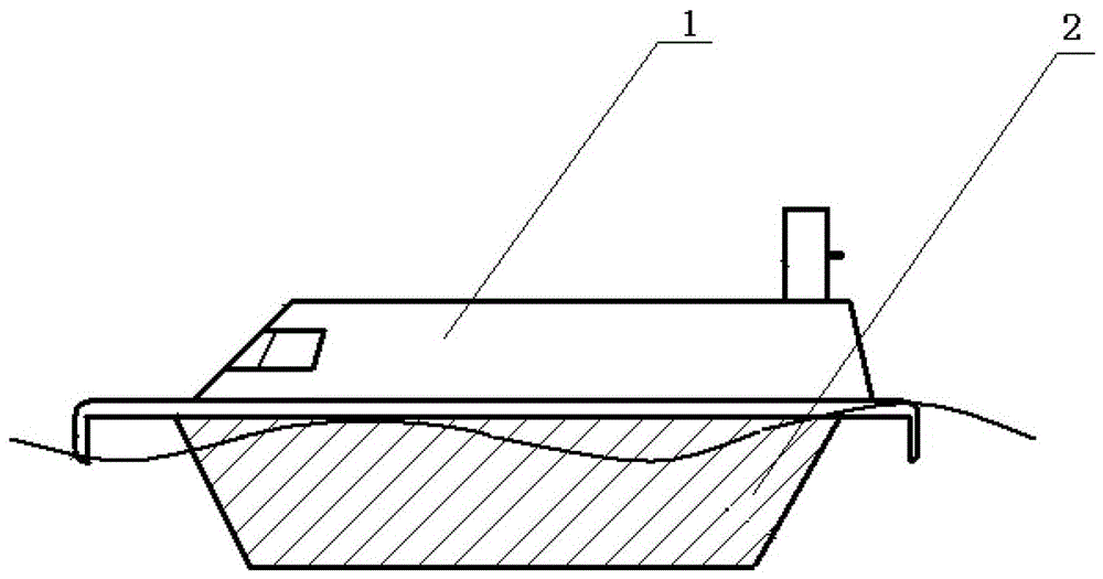 Anti-side drift damping system of full cushion lift hovercraft