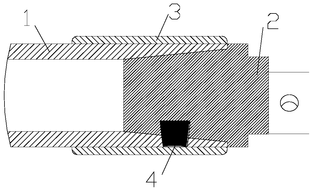 Vehicle composite transmission shaft and preparation method thereof