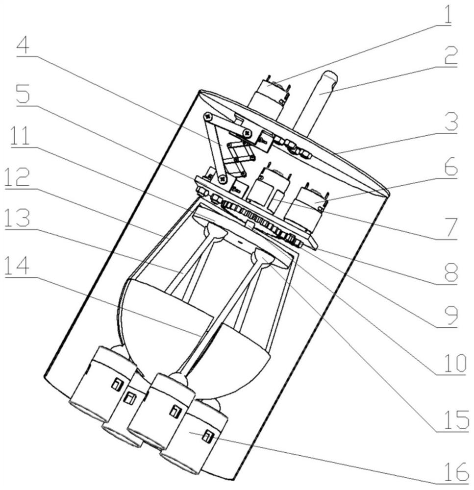 Automated moxibustion head capable of achieving spatial focusing