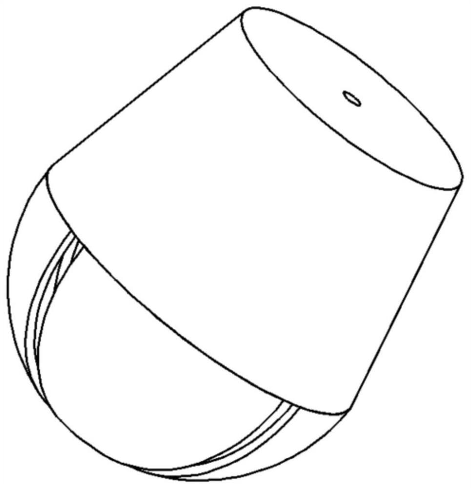 Automated moxibustion head capable of achieving spatial focusing