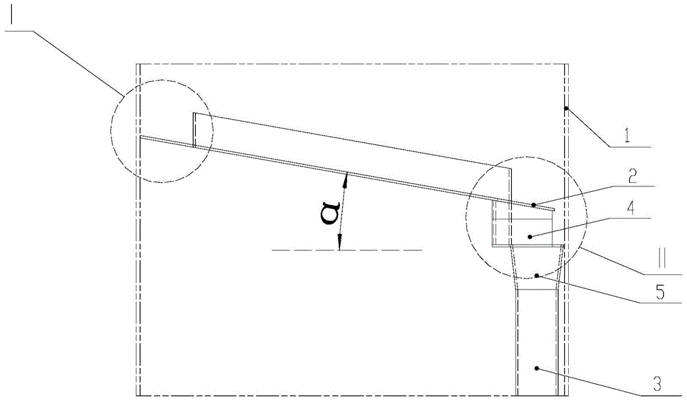 Flue gas condensation and dew formation acid fluid collection device for glass fiber reinforced plastic internal chimney