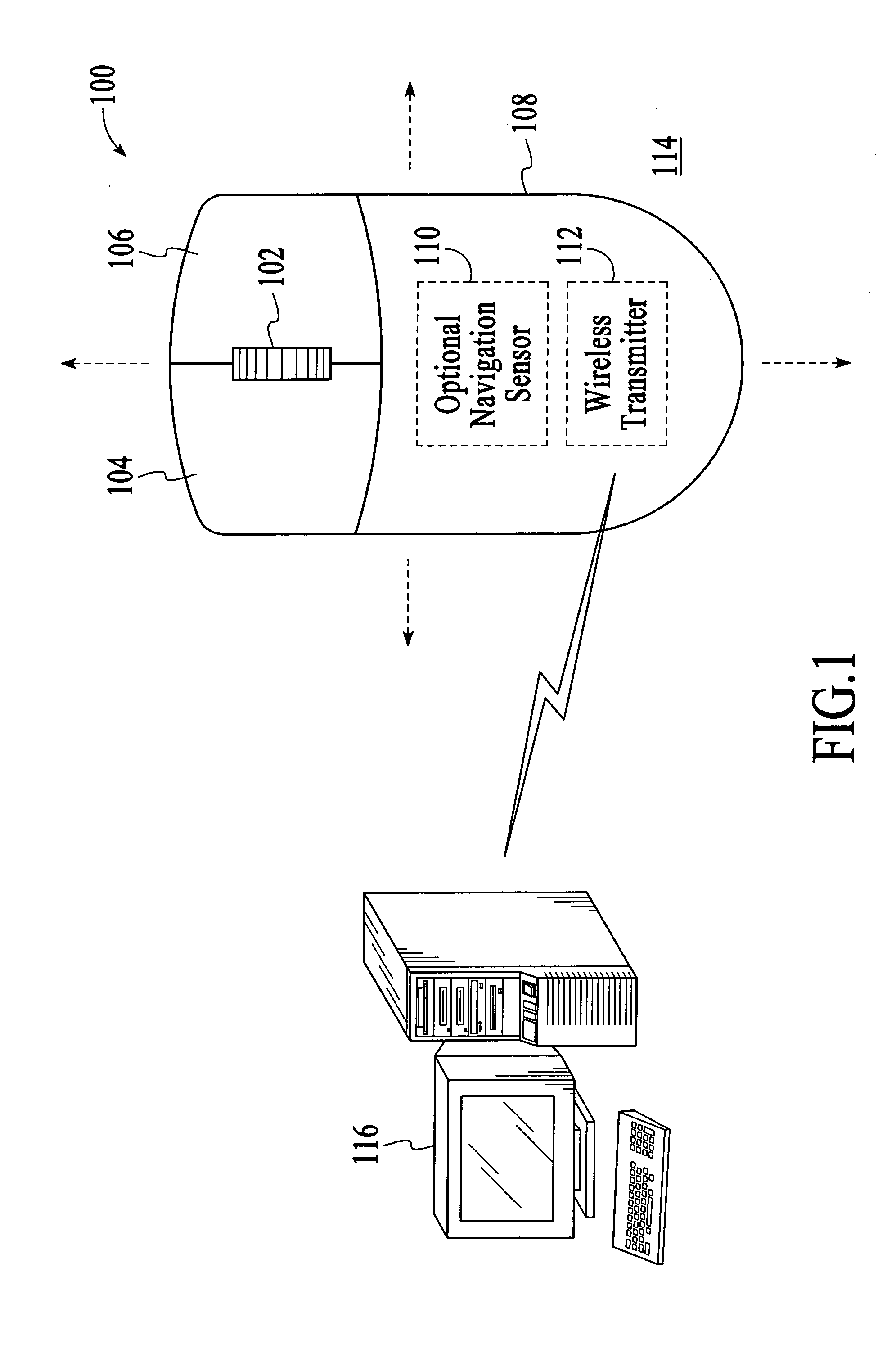 Optical navigation system and method for reducing the power consumption of the system
