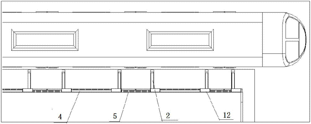 Lifting safety protection device for platform door system