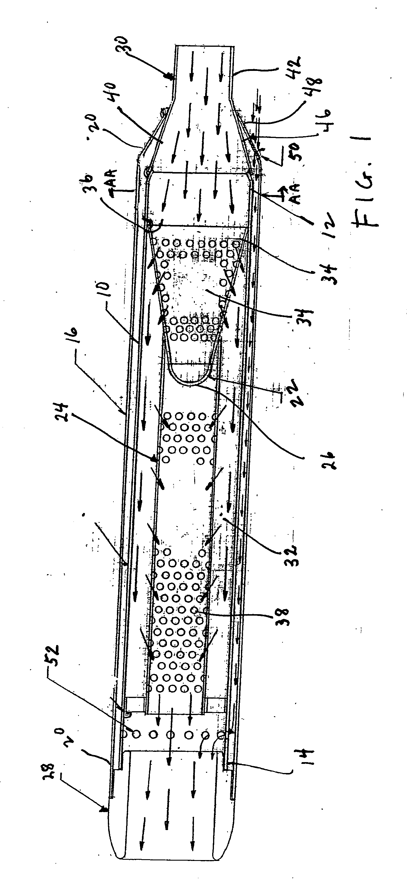 Muffler with improved heat dissipation