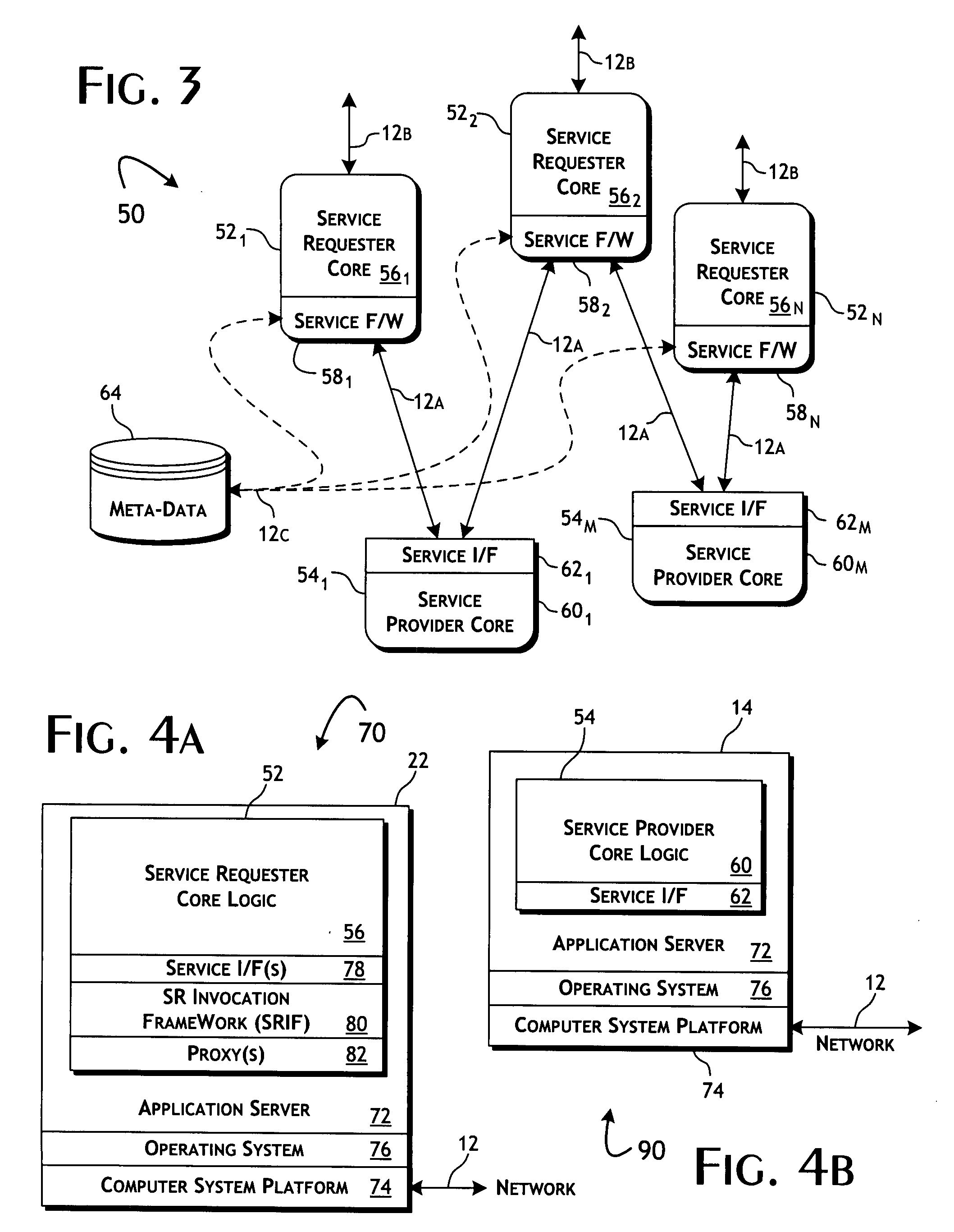 Dynamic service-oriented architecture system configuration and proxy object generation server architecture and methods