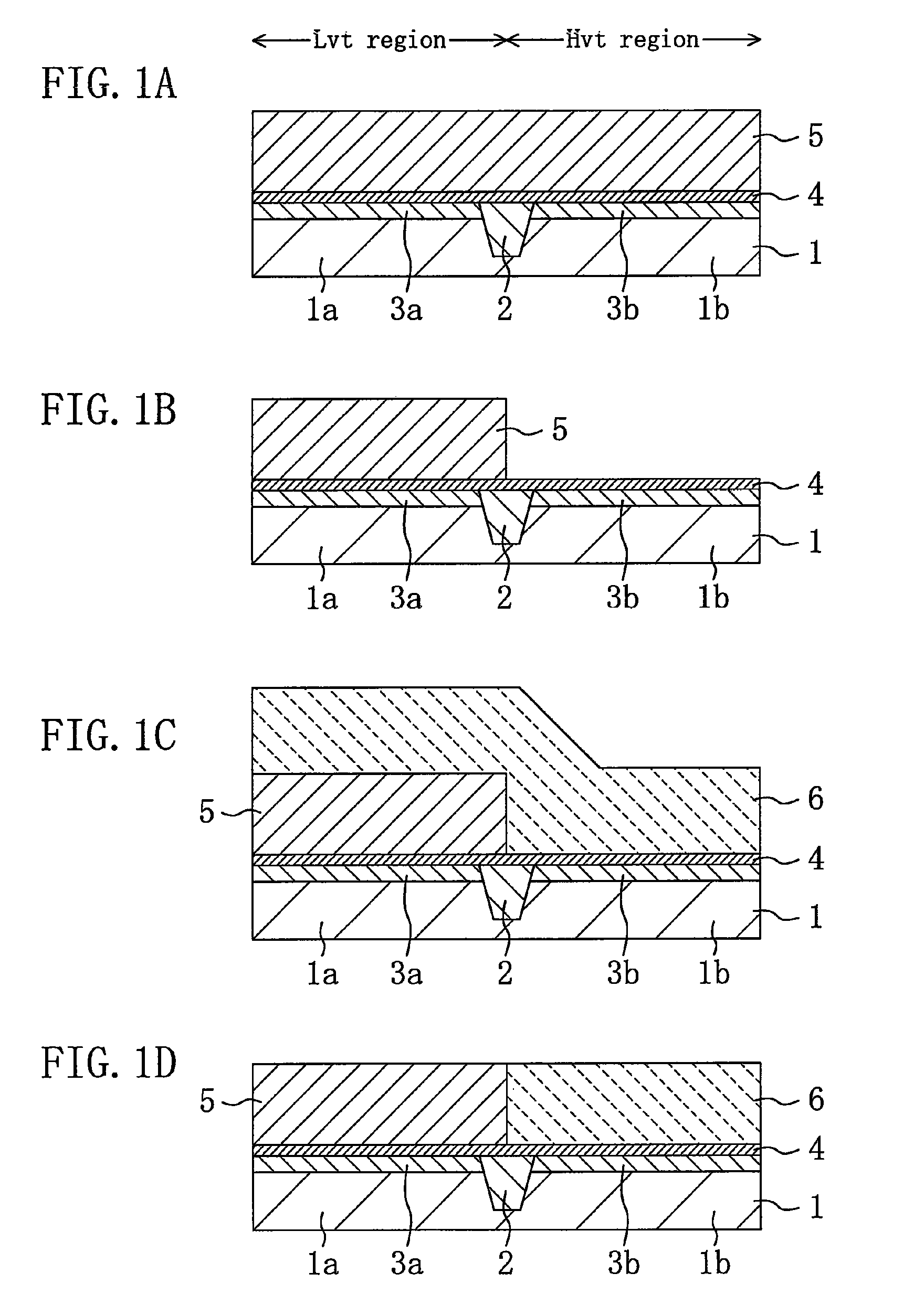 Semiconductor device including MISFETs having different threshold voltages