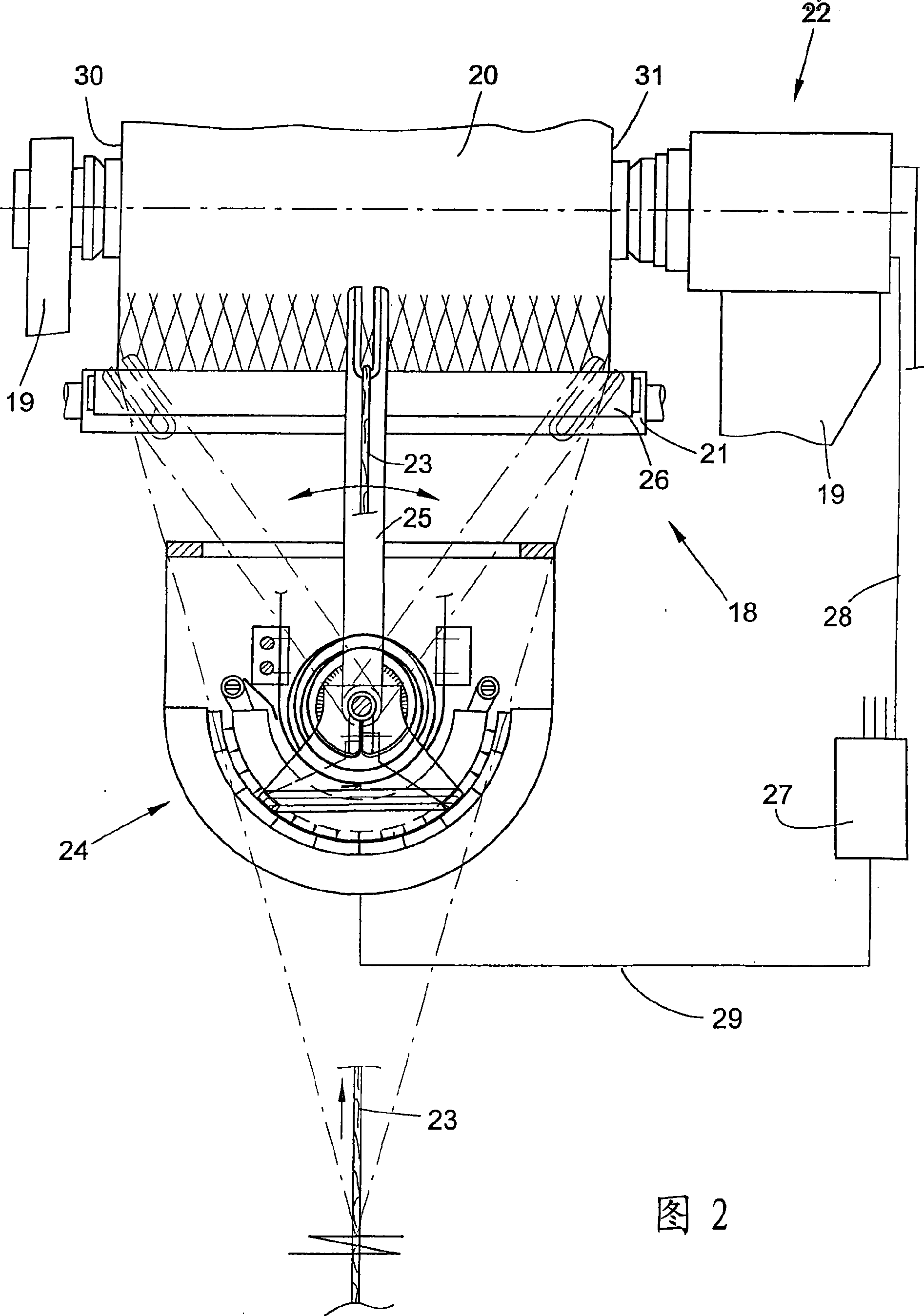 Crosswound bobbin and method for producing such a bobbin