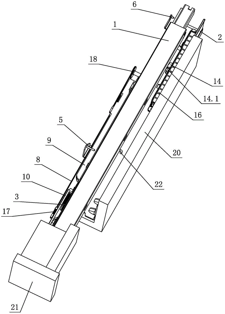 A drawer slide system