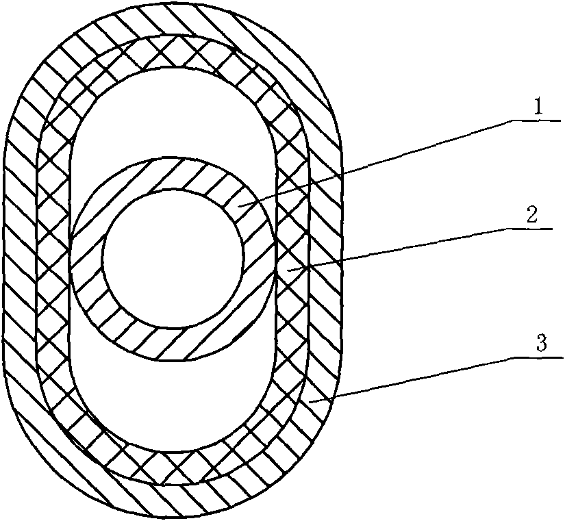 Multi-head equal-wall thickness anticorrosive screw pump