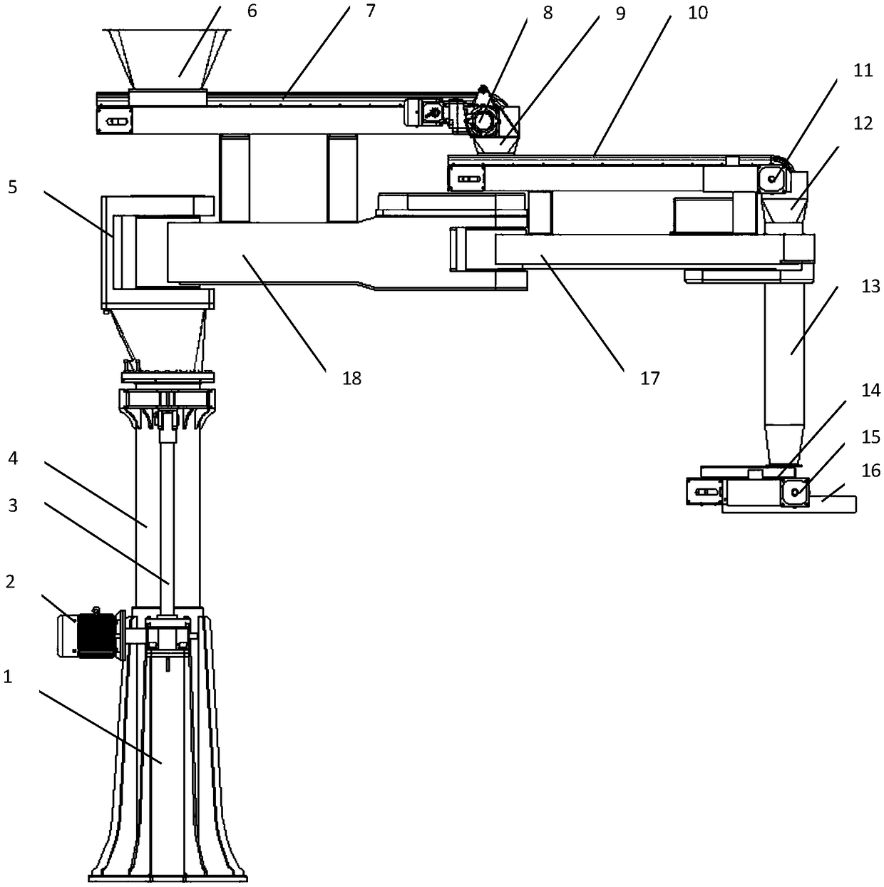 Steamer feeding robot