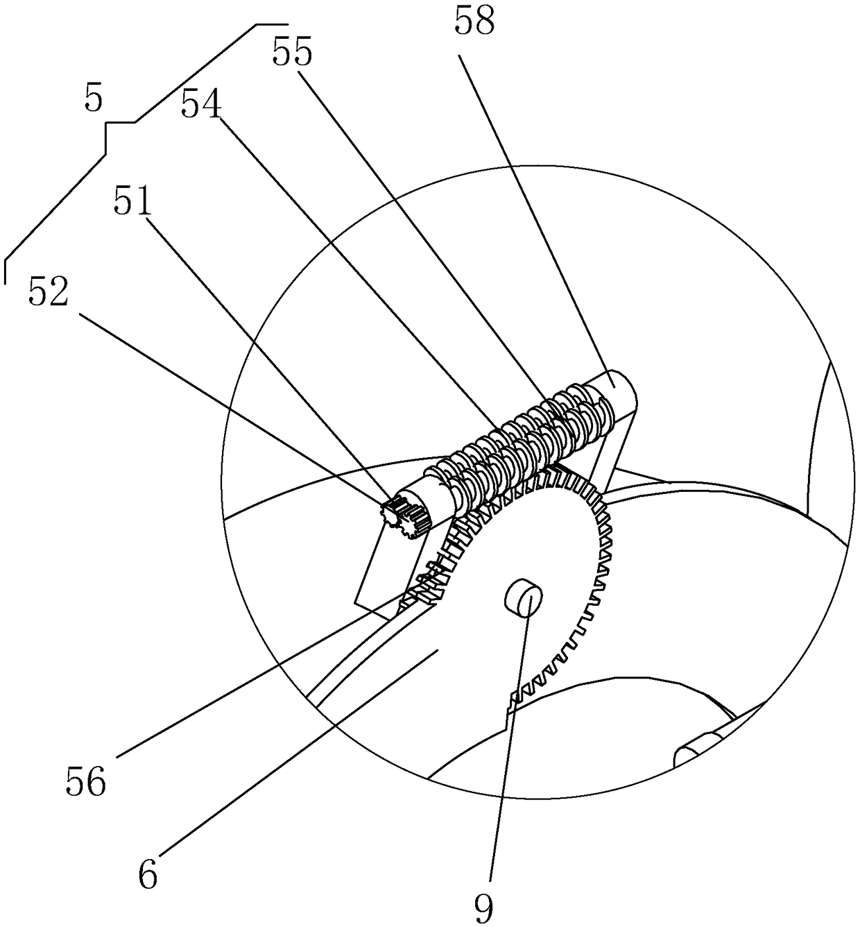 Peach pit removing device