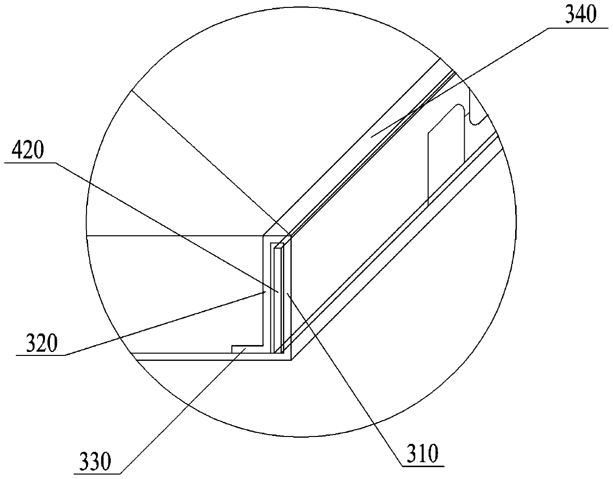 Side wing hook joint type load bearing paper package