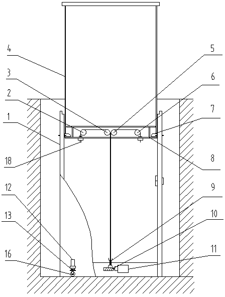 A display cabinet with protective function