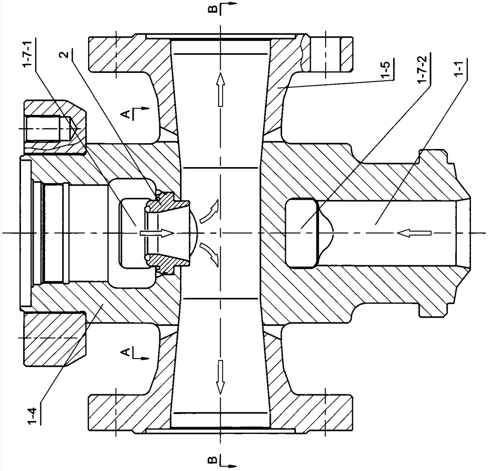 Structure of side exhaust electromagnetic pressure relief valve for main steam system of power station