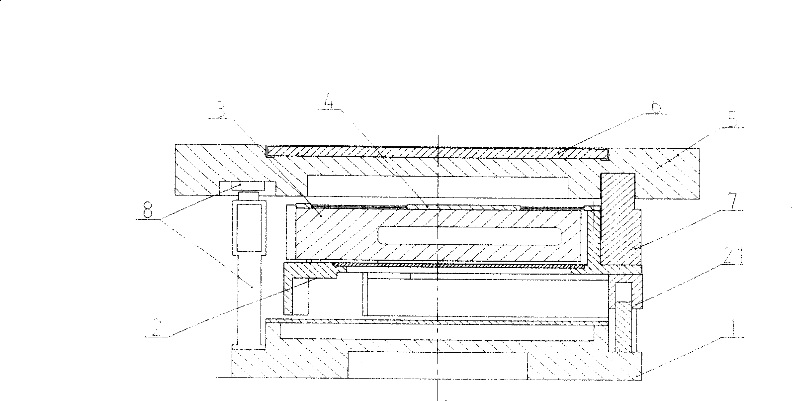 High precision silicon slice bench and positioning method thereof