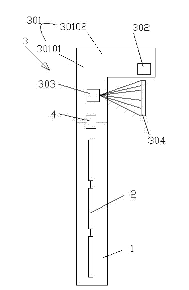 LED landscape lamp capable of achieving 3D imaging