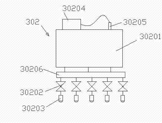 LED landscape lamp capable of achieving 3D imaging