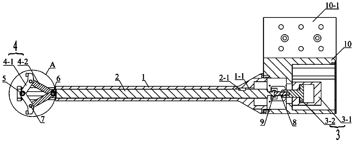Stage dynamic separation device for hypersonic wind tunnel model and application thereof