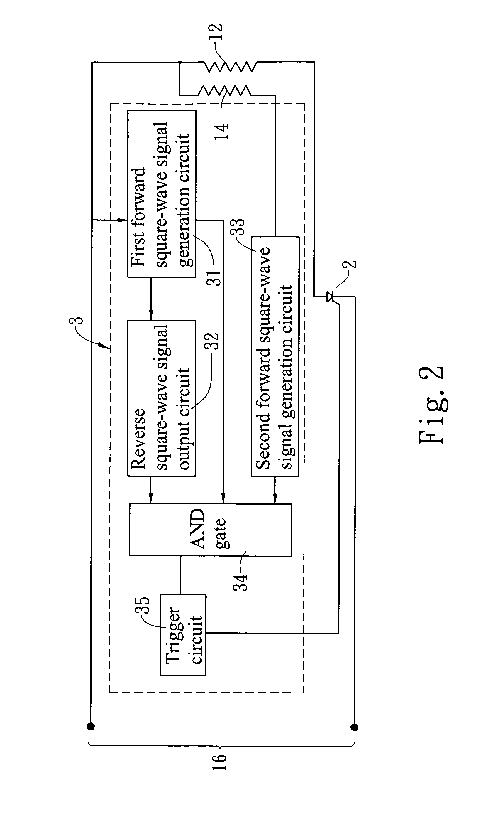 Temperature-control circuit of a heating line and a temperature-control method thereof