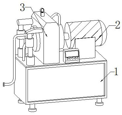 Rapid pressure test device for air conditioner heat exchanger