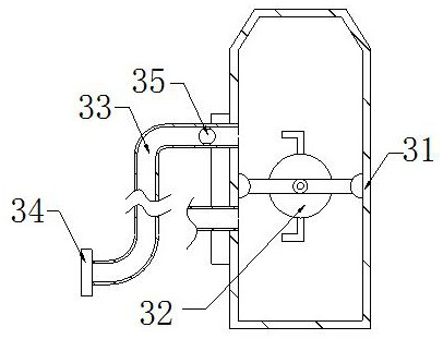 Rapid pressure test device for air conditioner heat exchanger