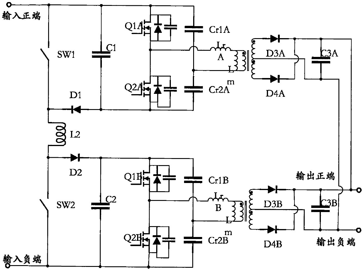 A dc-dc conversion circuit