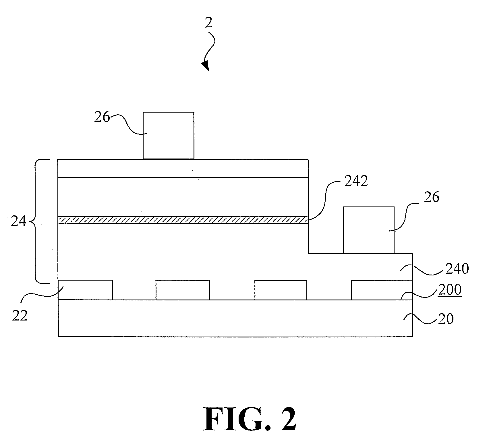 Semiconductor light-emitting device with selectively formed buffer layer on substrate