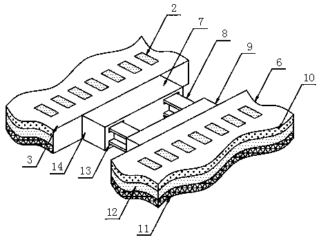 Spliced printed circuit substrate structure