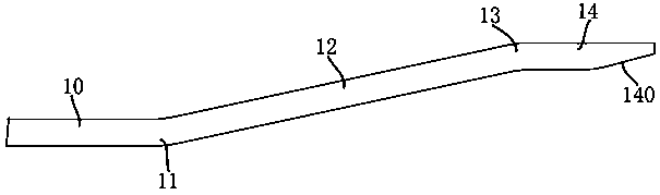 A conductive contact piece and an electrical connector using the conductive contact piece