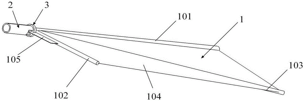 A flapping rotor with an angle of attack control device