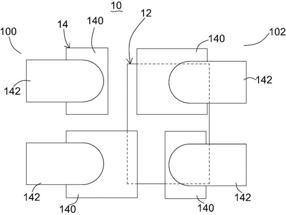 Flat pin-free packaging body