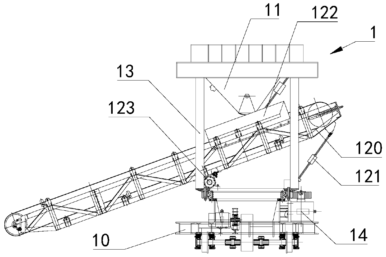 Feed car and pipeline pouring system