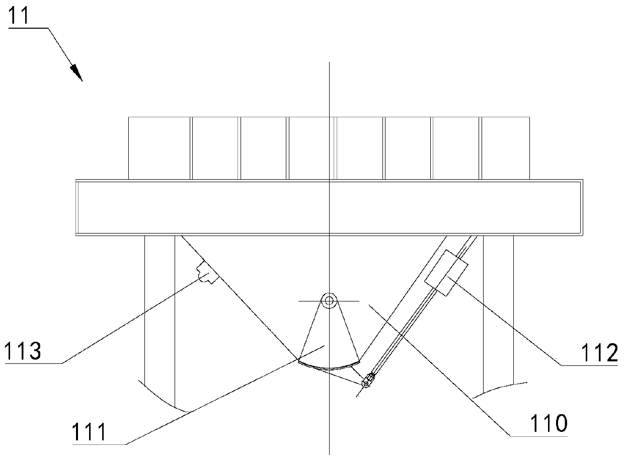 Feed car and pipeline pouring system